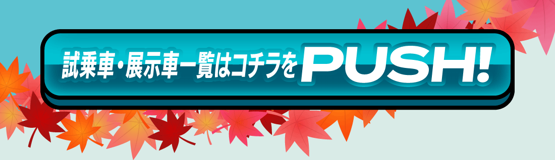 展示車・試乗車はコチラ！